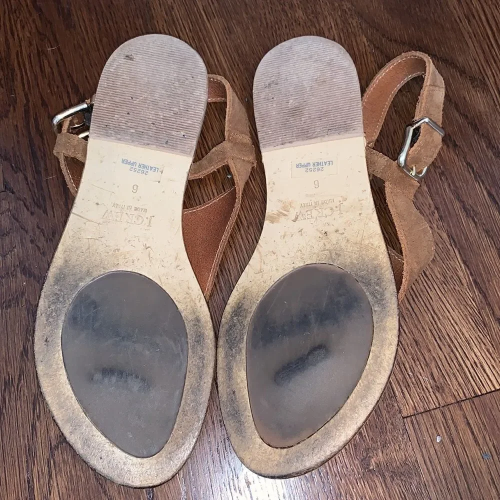 ‎J. Crew brown/tan suede leather sandals